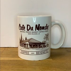 Authentic Cafe Du Monda coffee cup